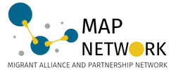 Logo for Migrant Alliance and Partnership Network (MAP Network)