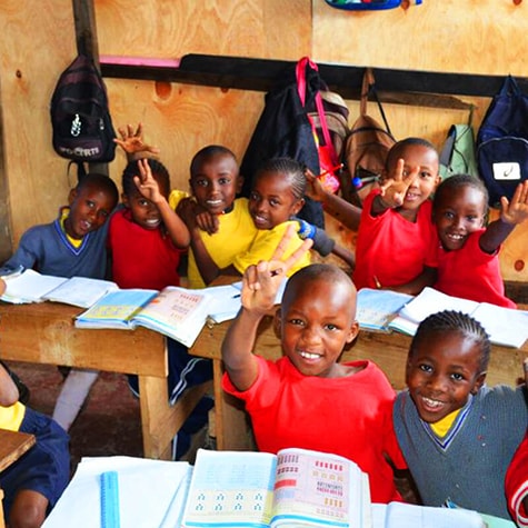 Fun in Tanzanian Classroom
