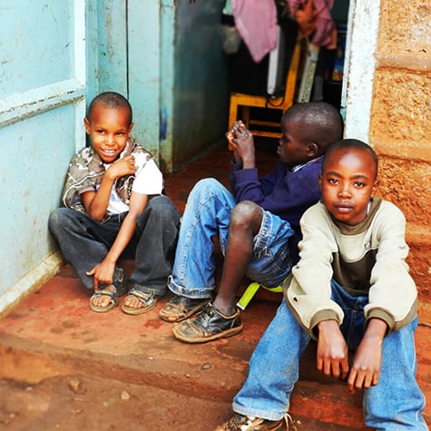 Kids Chilling Out in Tanzania