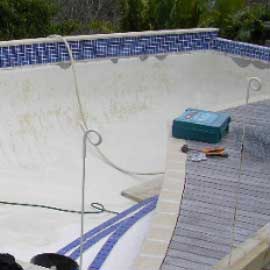 Pool Refurbishment before