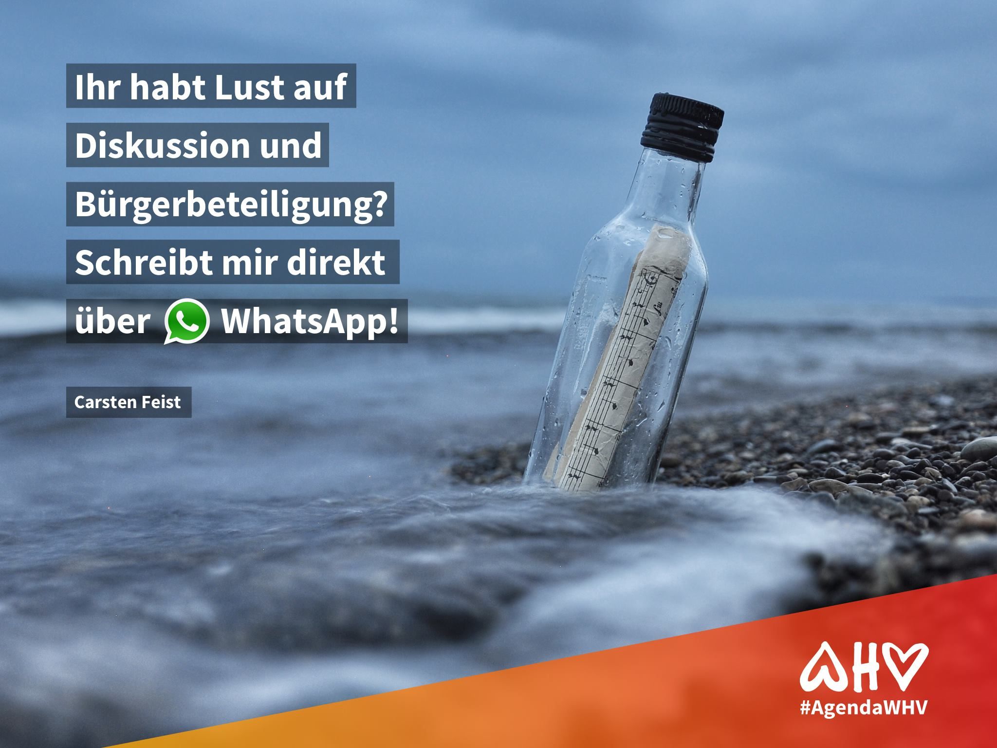 WhatsApp geschaltet - Agenda WHV