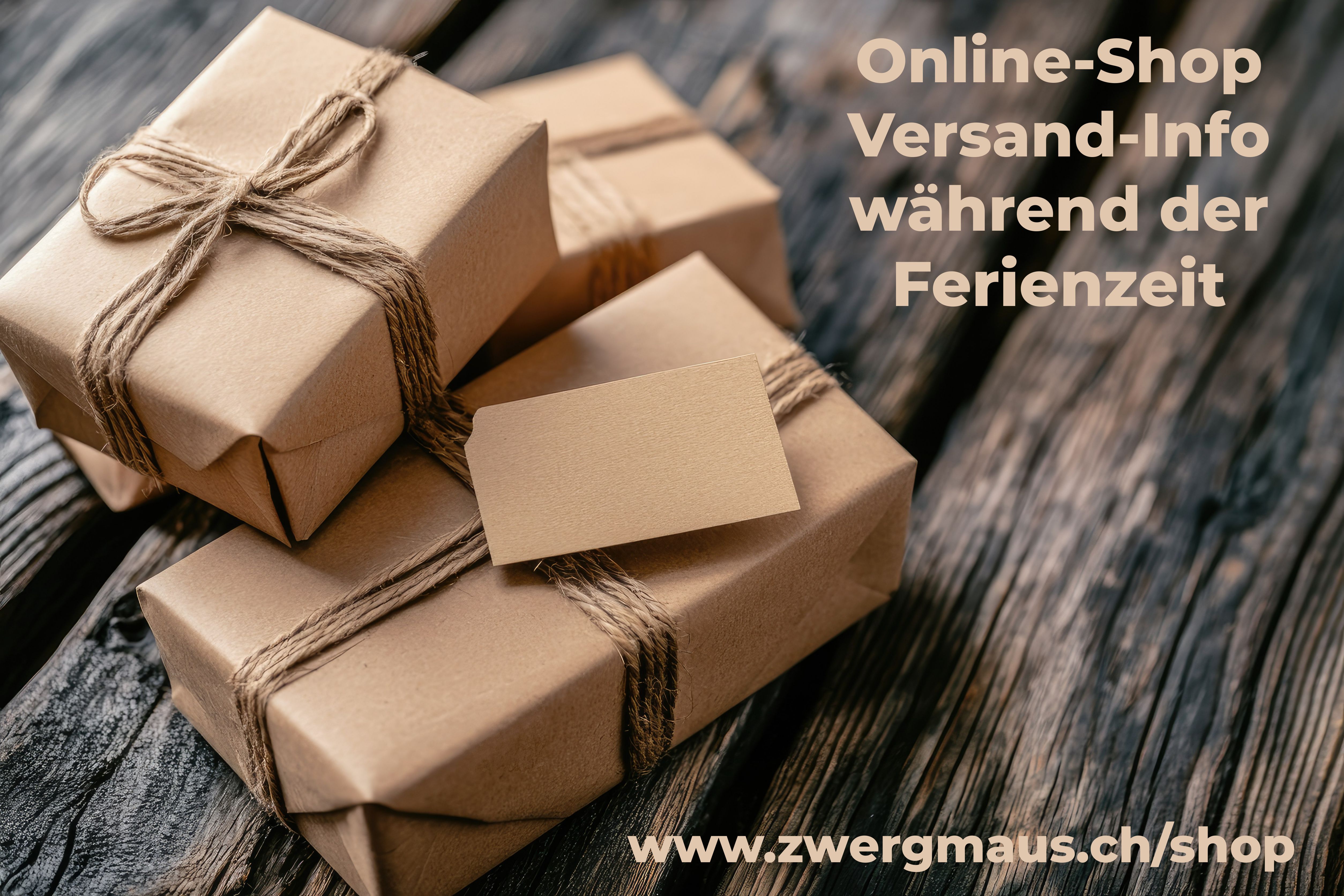 Sommerpause beim Zwergmaus-Online-Shop