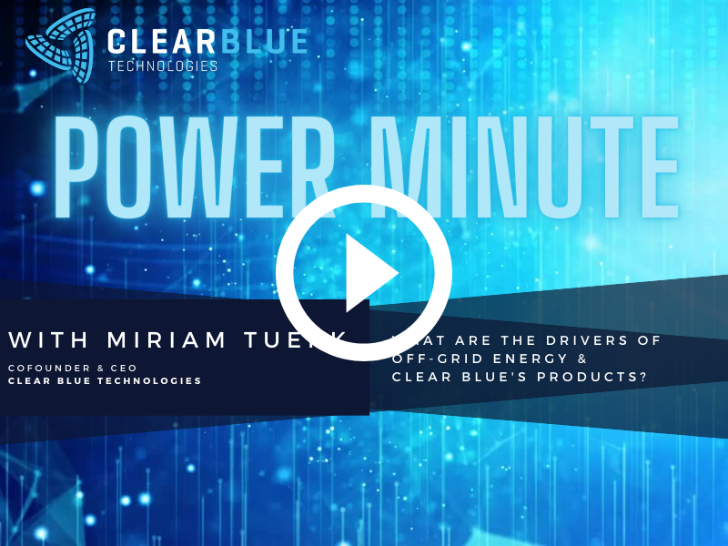 Power Minute With Miriam: The Smart Off-Grid Difference