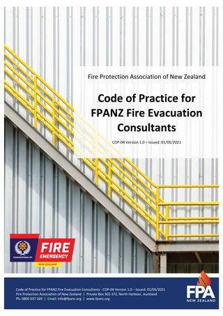 Code of Practice: Fire Evacuation Consultants